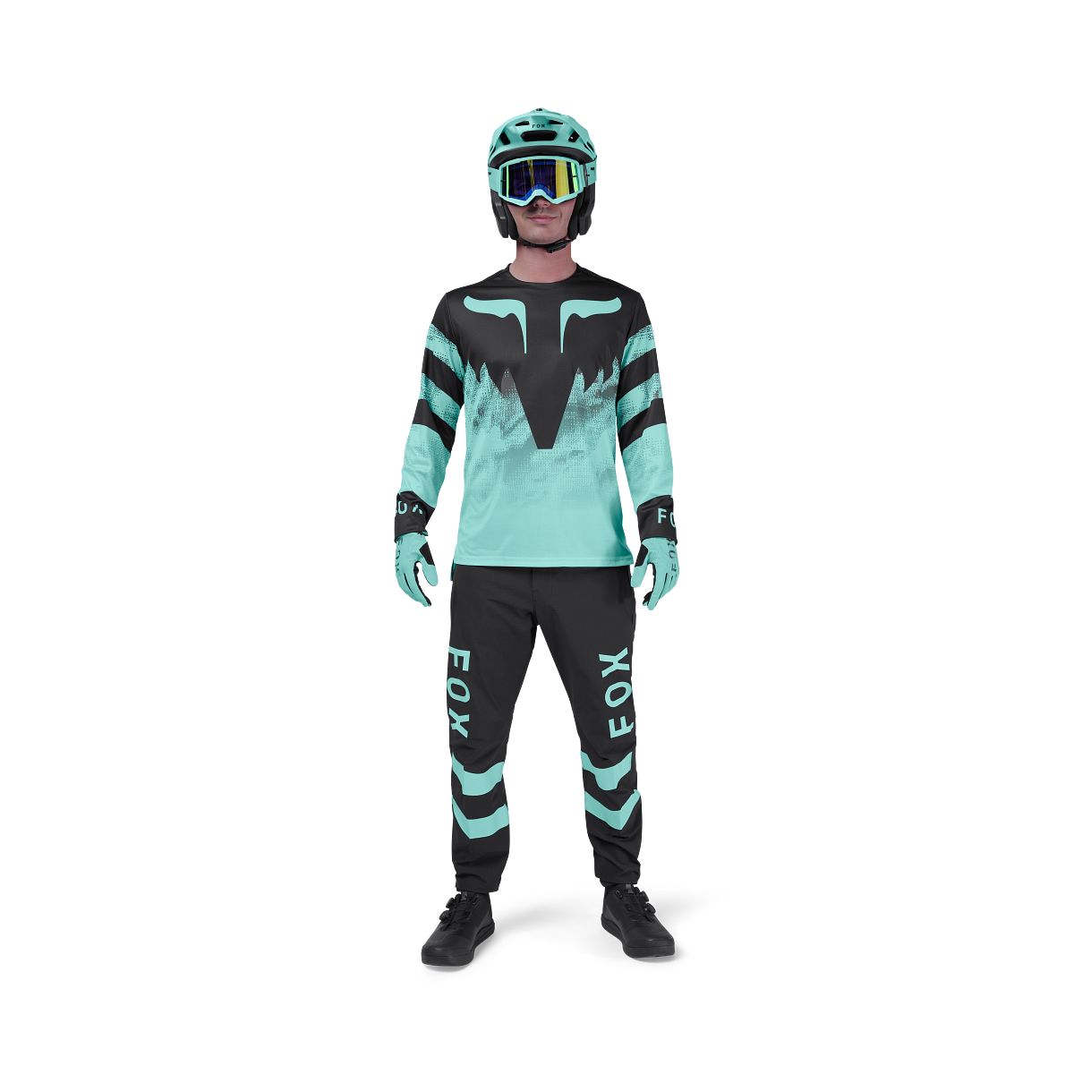 Camisola de manga comprida FOX RANGER KAIROS Preto/Azul