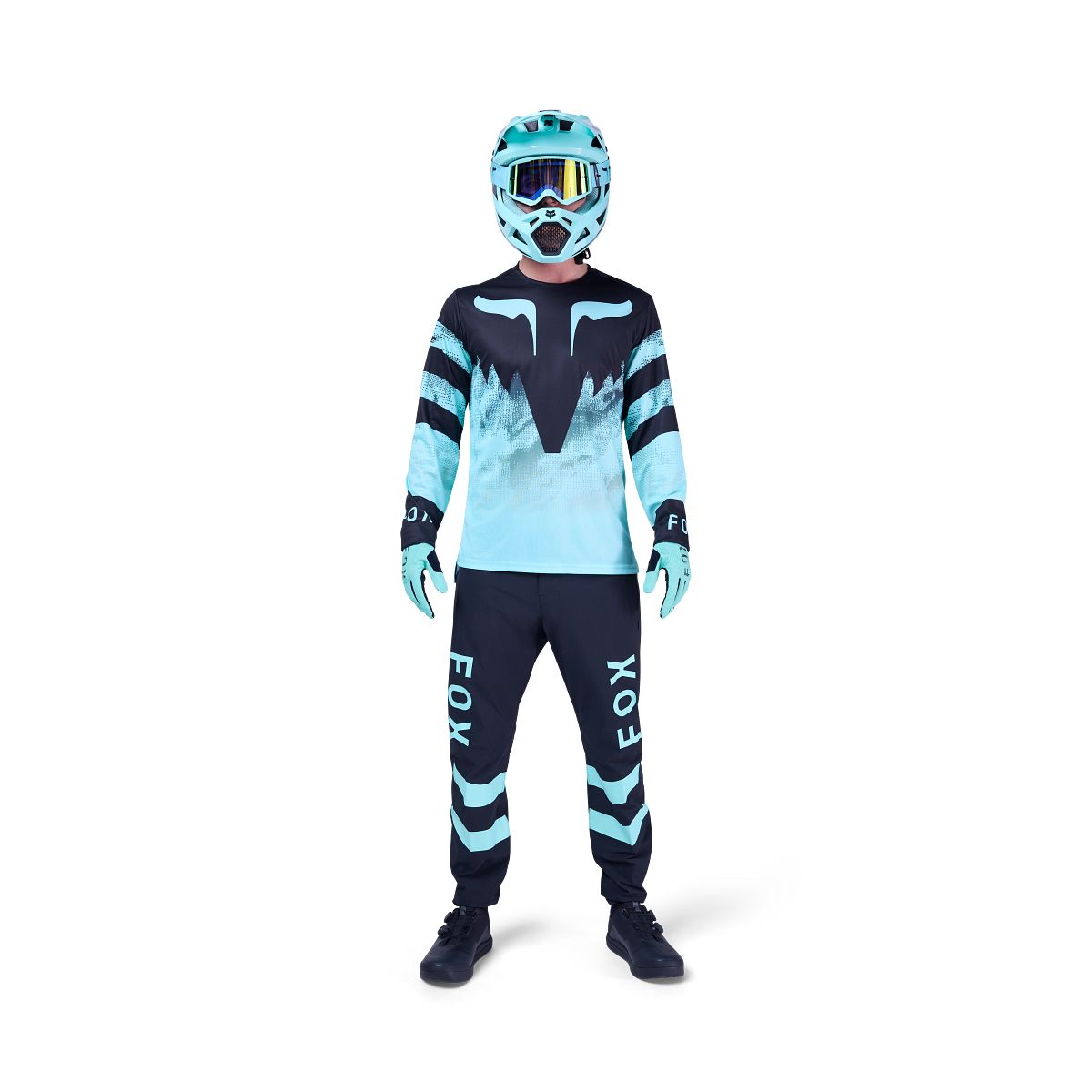 Camisola de manga comprida FOX RANGER KAIROS Preto/Azul