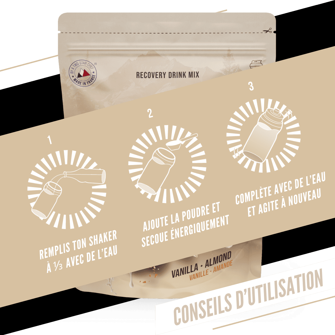 BAOUW RECOVERY Drink (500g) Baunilha e Amêndoa
