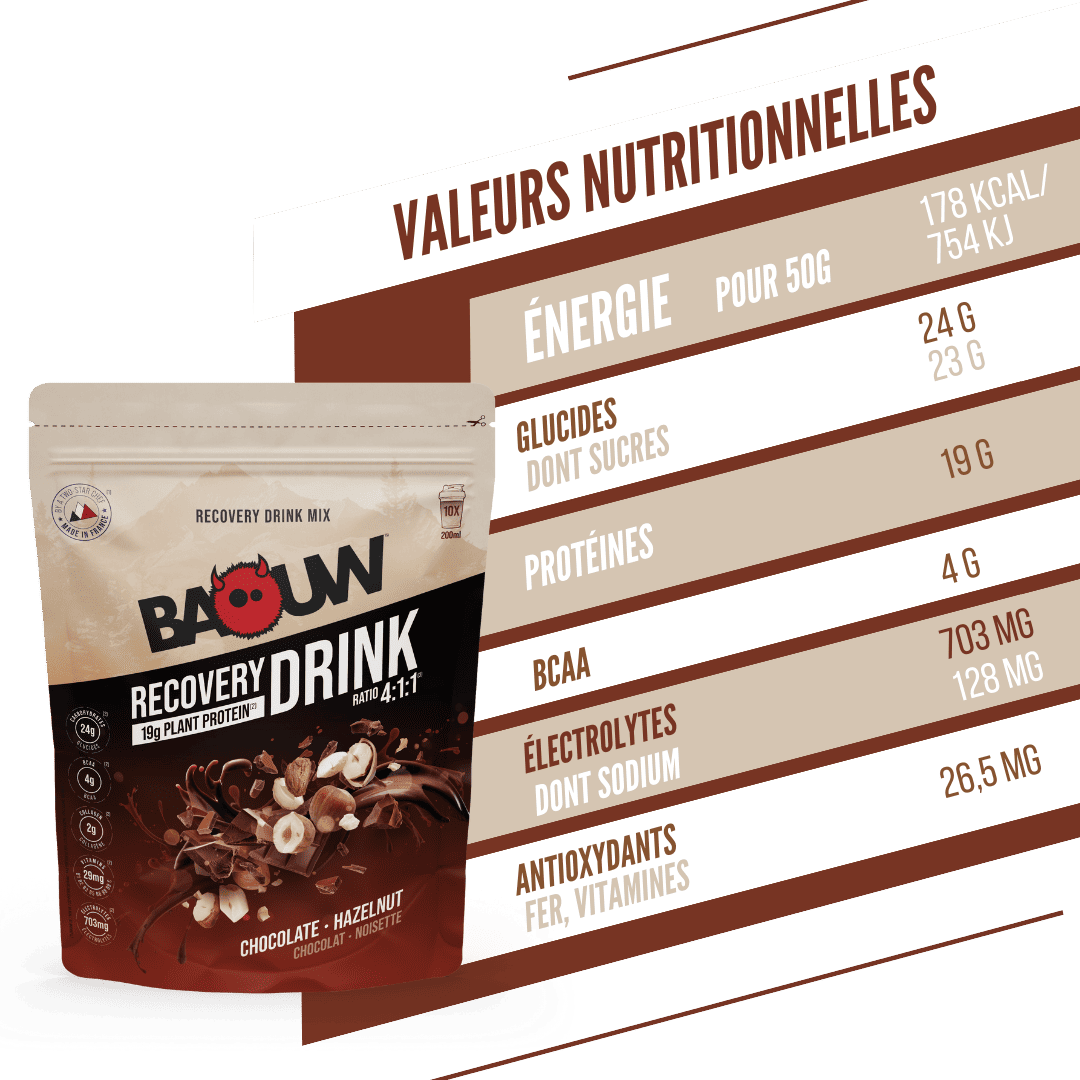 BAOUW RECOVERY Drink (500g) Chocolate Avelã