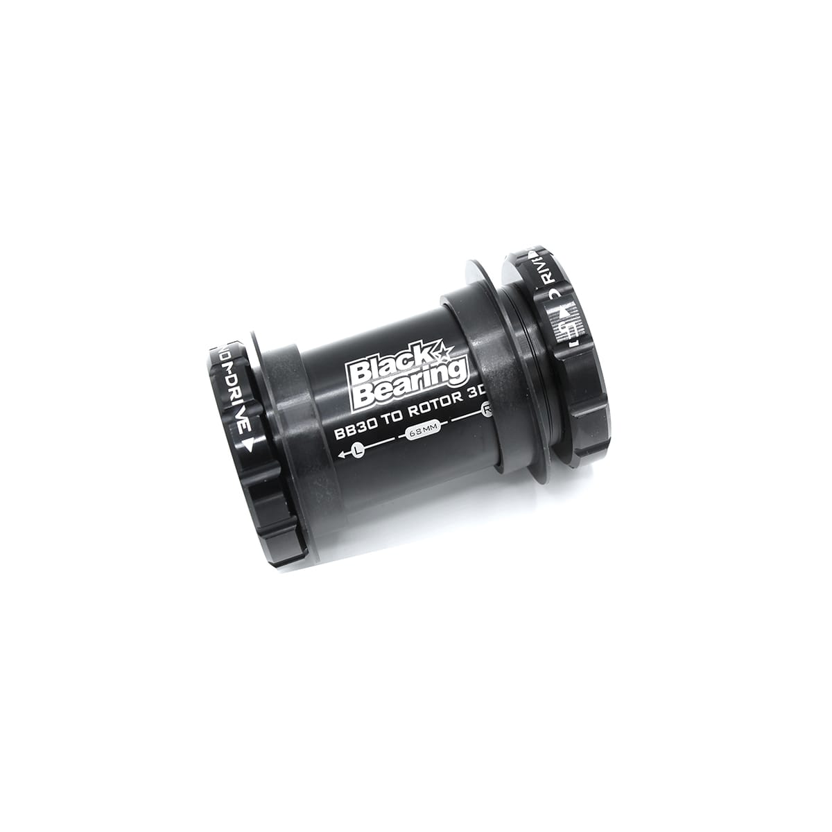 Pedaleira de aço BLACK BEARING BB30 68/73 DUB