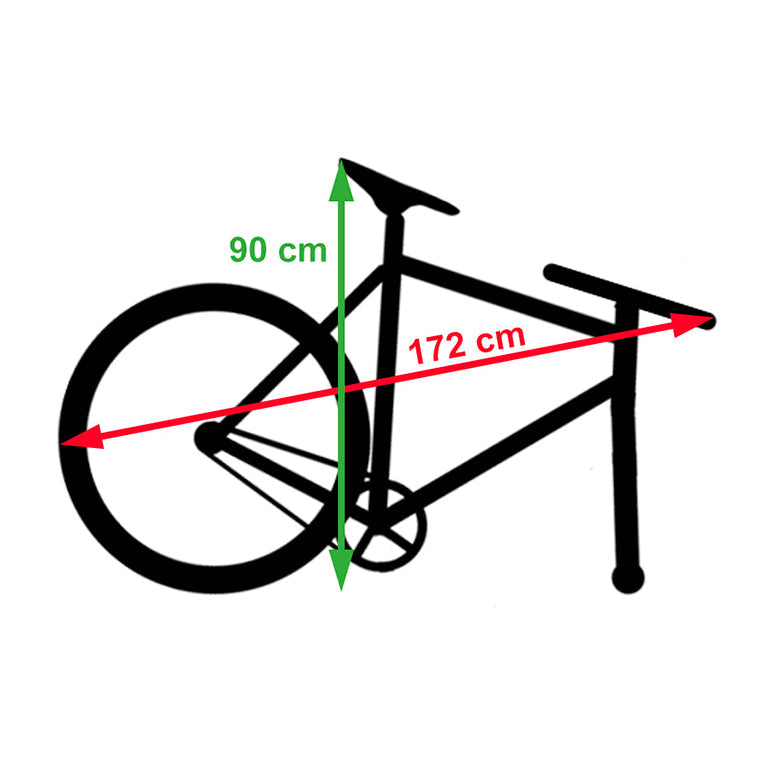 BUDS MTBAG ORIGINAL Capa para bicicleta preta