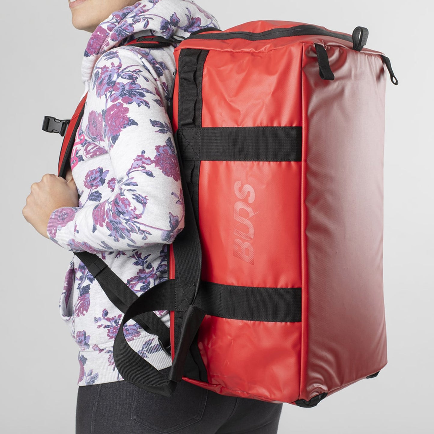 Saco de viagem BUDS DUFFEL BAG SMALL 30 L Vermelho