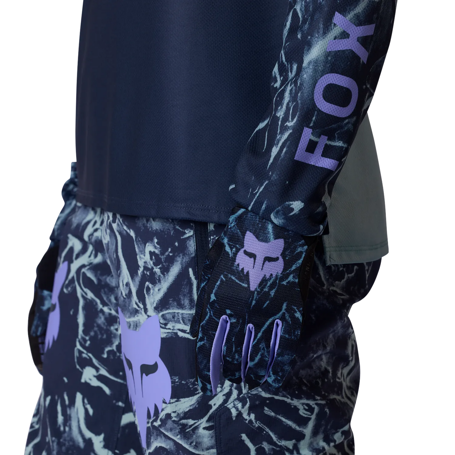FOX RANGER IMAGE PRINT Camisola de manga comprida para senhora Azul