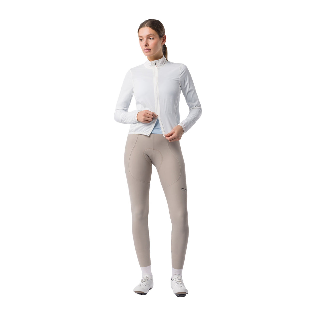Casaco CASTELLI Transition Air de mulher em marfim – vista geral