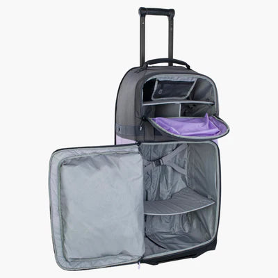 Saco de viagem EVOC WORLD TRAVELLER 125 L Preto/Púrpura