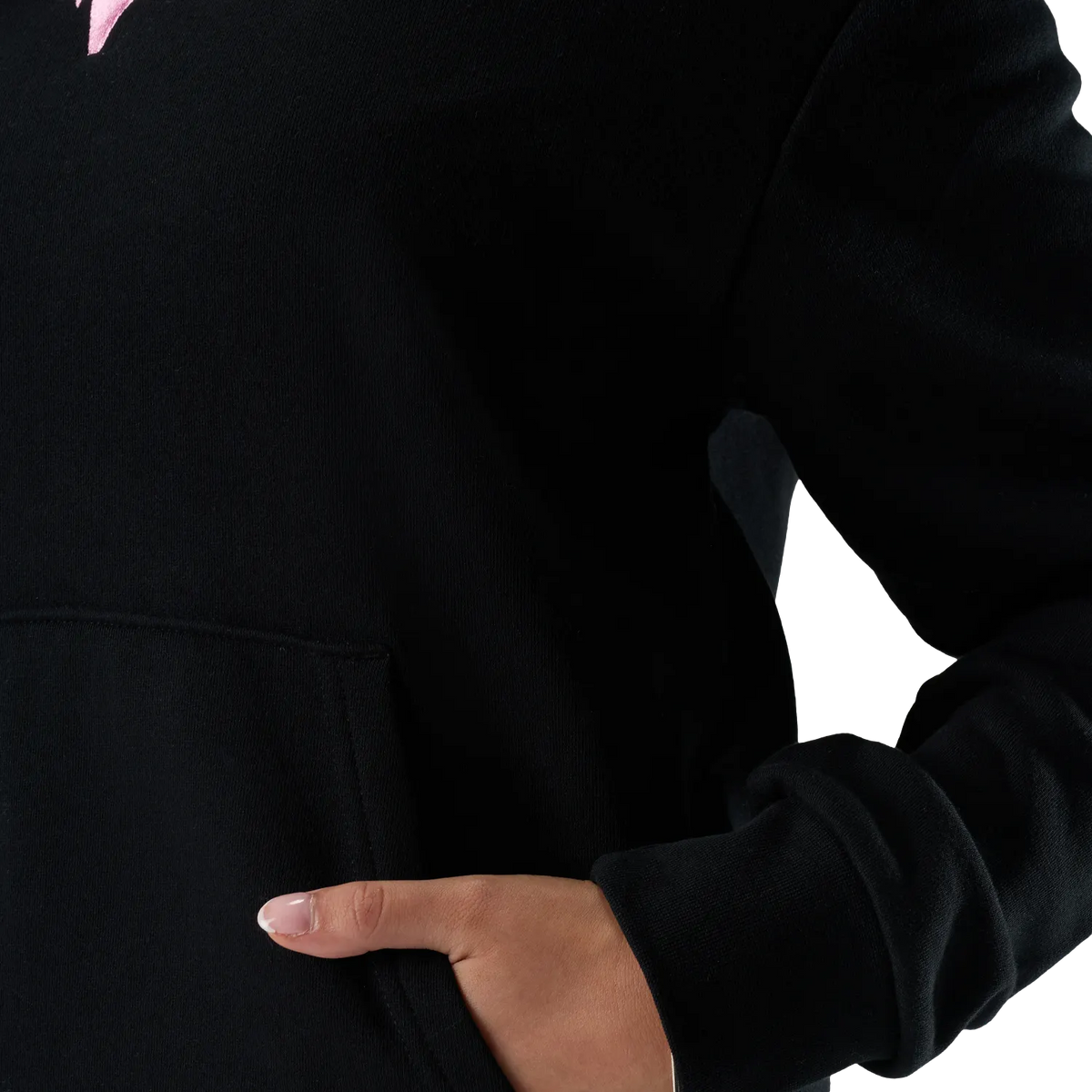 Sweatshirt com capuz FOX F HEAD X FLEECE de mulher preta