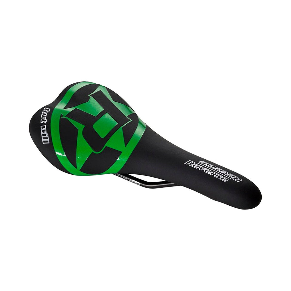 Sela REVERSE COMPONENTS FORT WILL STYLE Rails CrMo Preto/Verde