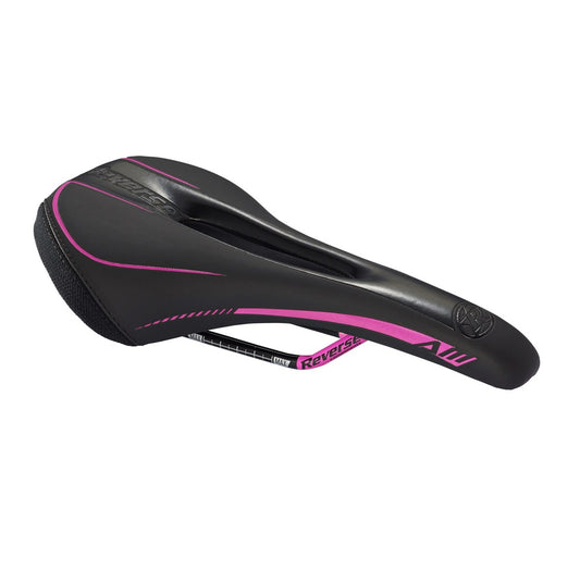 REVERSE COMPONENTS AM ERGO Rails CrMo Saddle Preto/Rosa