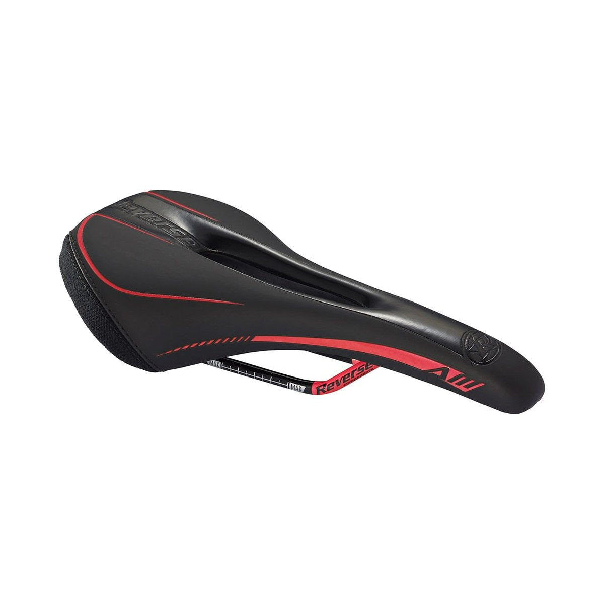 Selim REVERSE COMPONENTS AM ERGO Rails CrMo Preto/Vermelho