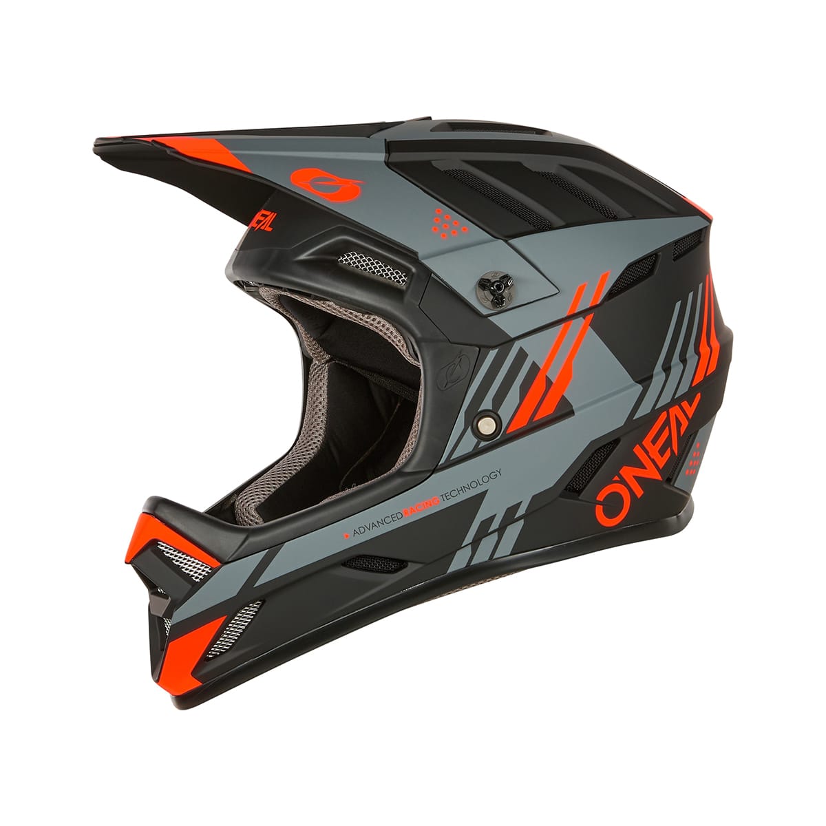 Capacete de BTT O'NEAL BACKFLIP STRIKE Preto/Cinza/Vermelho