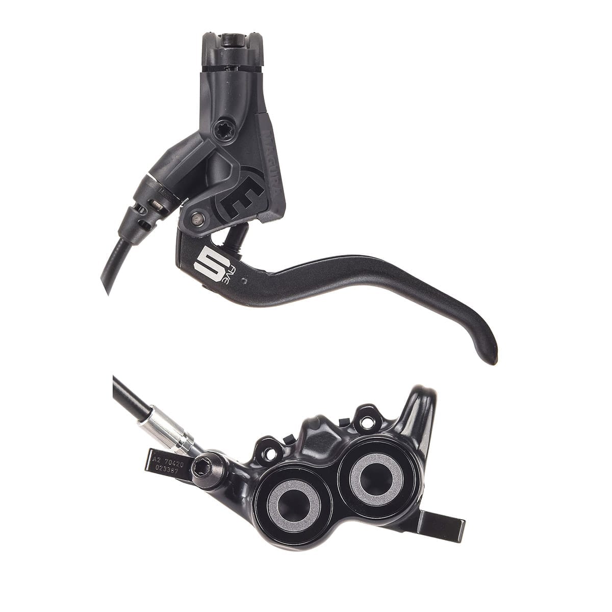 Par de travões MAGURA MT5 Discless Preto