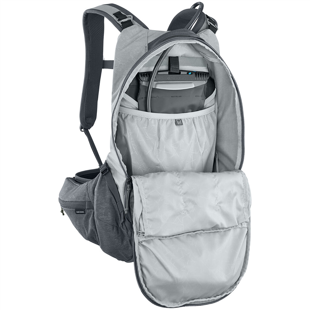 Mochila com Dorsal EVOC TRAIL PRO 16 Cinzento