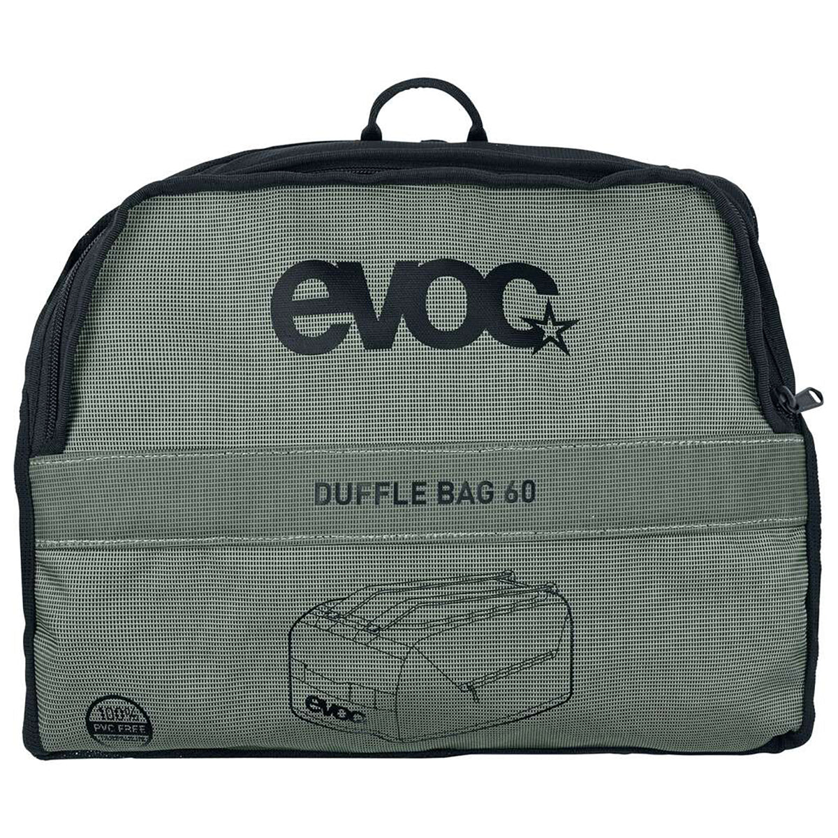 Saco de viagem EVOC DUFFLE 60 L Verde