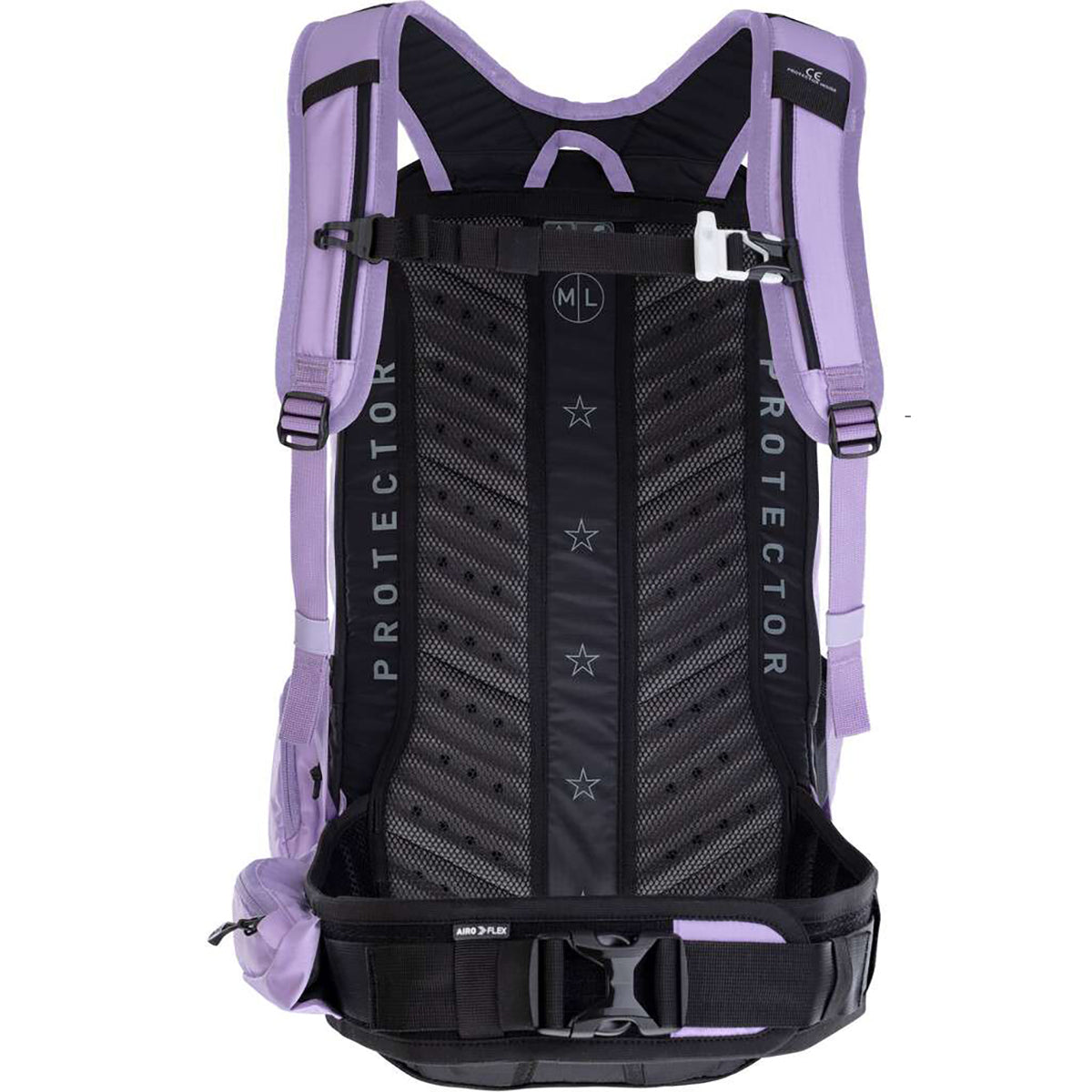 Mochila EVOC TRAIL E-RIDE 20 com proteção dorsal Rosa