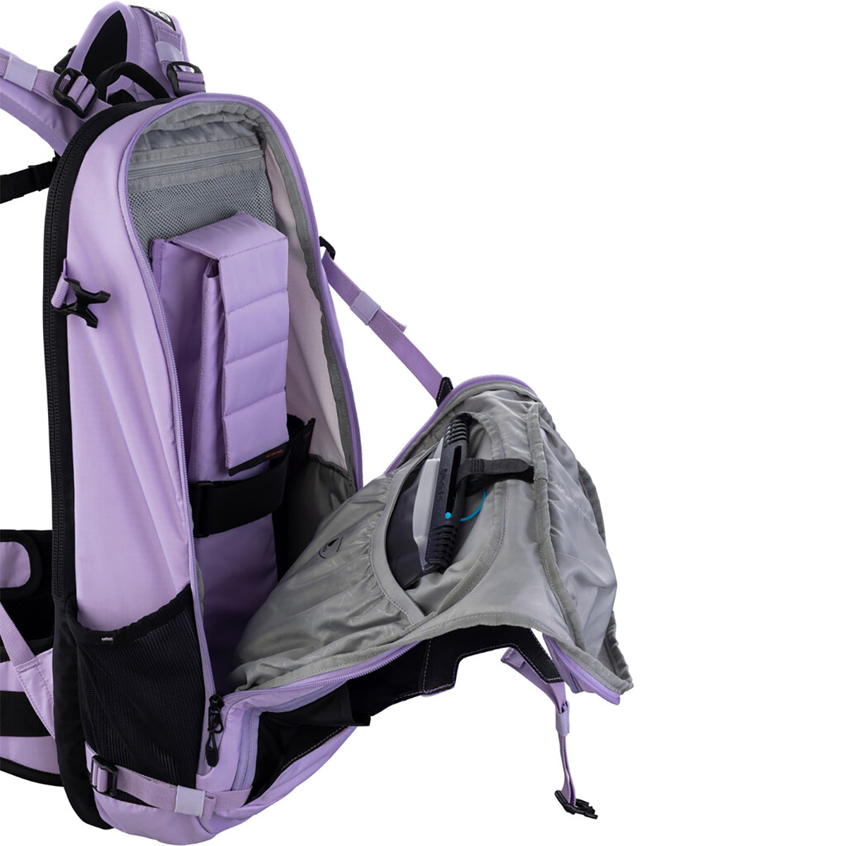 Mochila EVOC TRAIL E-RIDE 20 com proteção dorsal Rosa