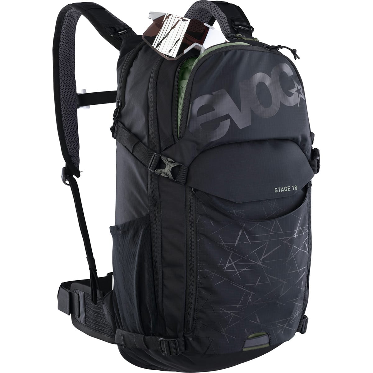 Mochila EVOC STAGE 18 L Preto