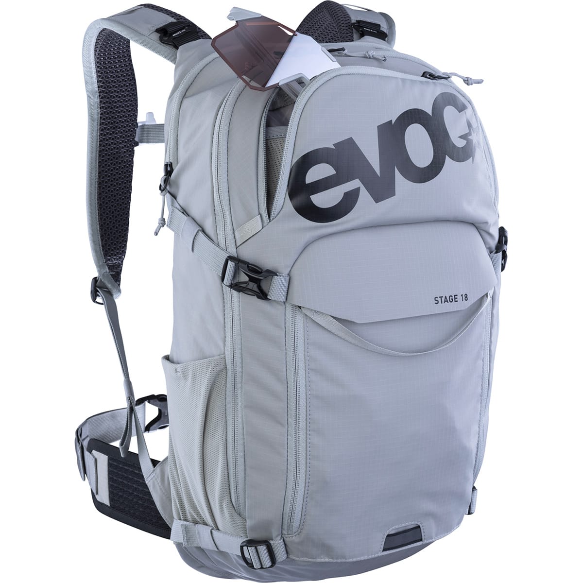 Mochila EVOC STAGE 18 L Cinzento