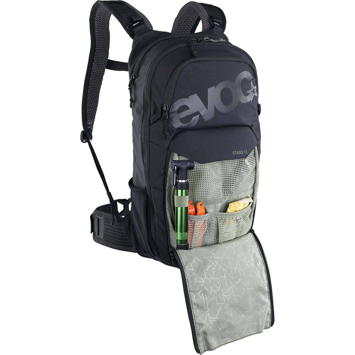 Mochila EVOC STAGE 12 L Preto