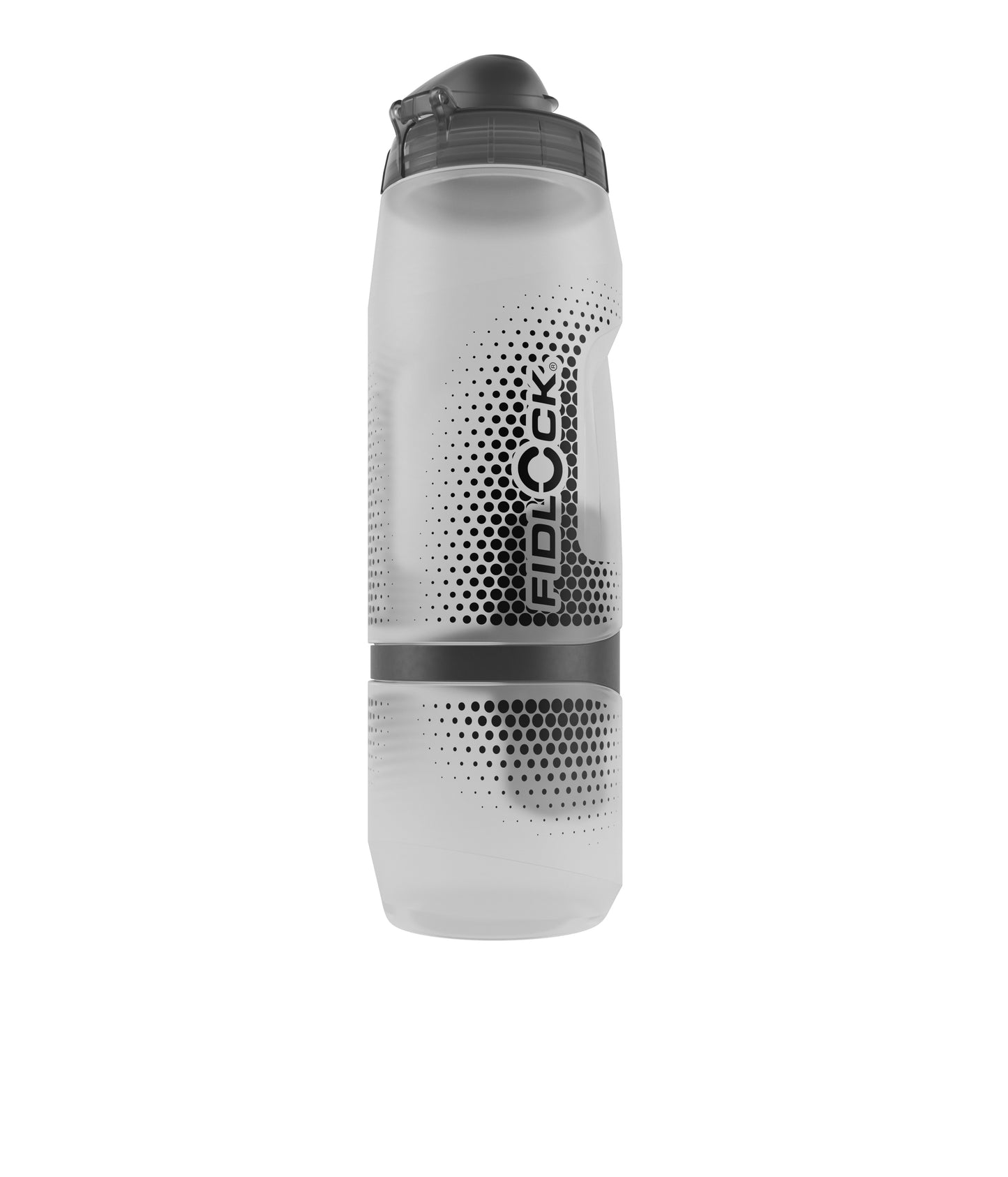 Kit garrafa e porta-garrafas FIDLOCK TWIST BIKE BASE 800 ml Transparente