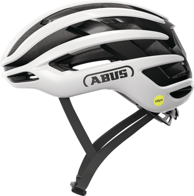 Capacete de estrada ABUS AIRBREAKER 2.0 MIPS Branco brilhante