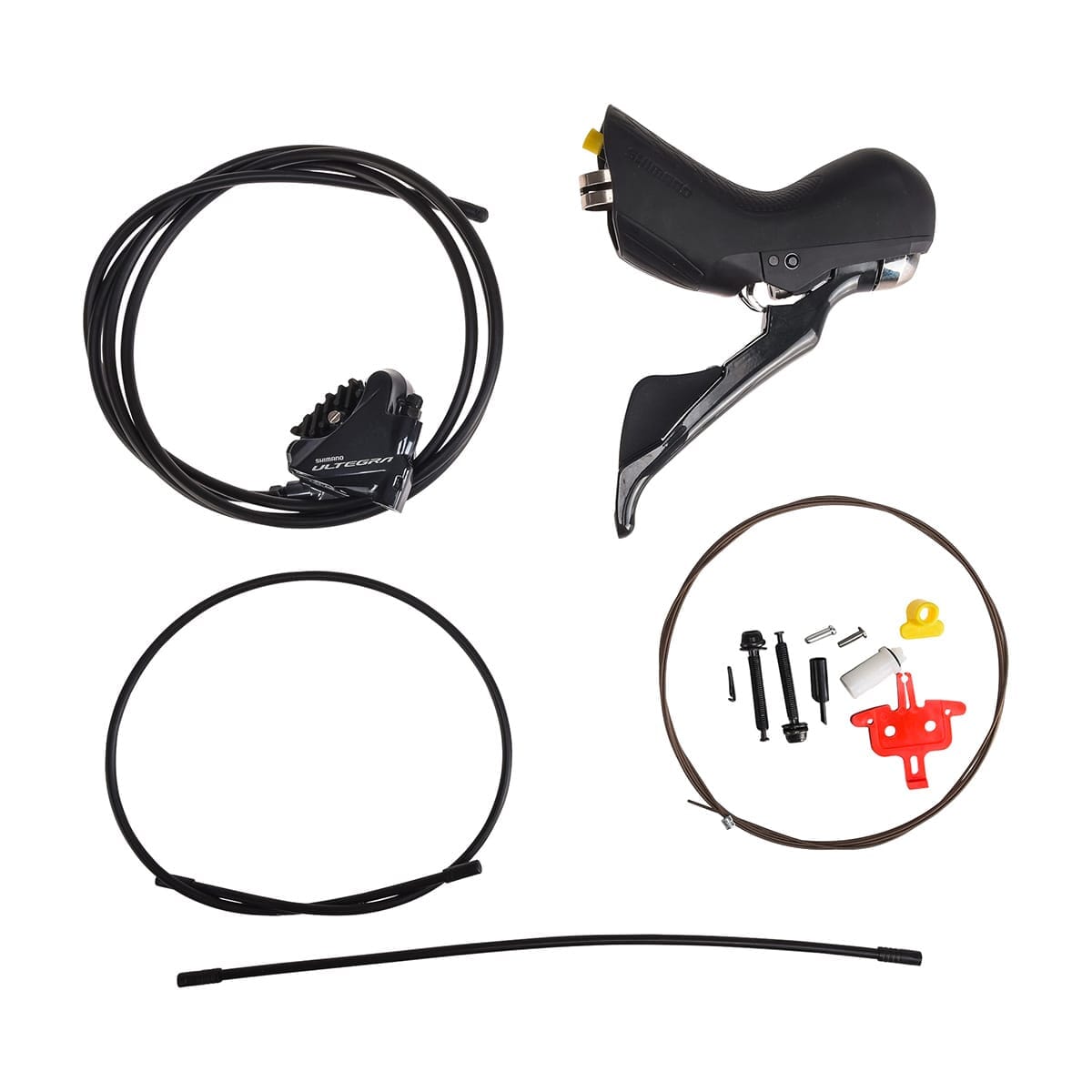 Par de alavancas e pinças SHIMANO ULTEGRA R8020 2x11 Flat Mount Discless
