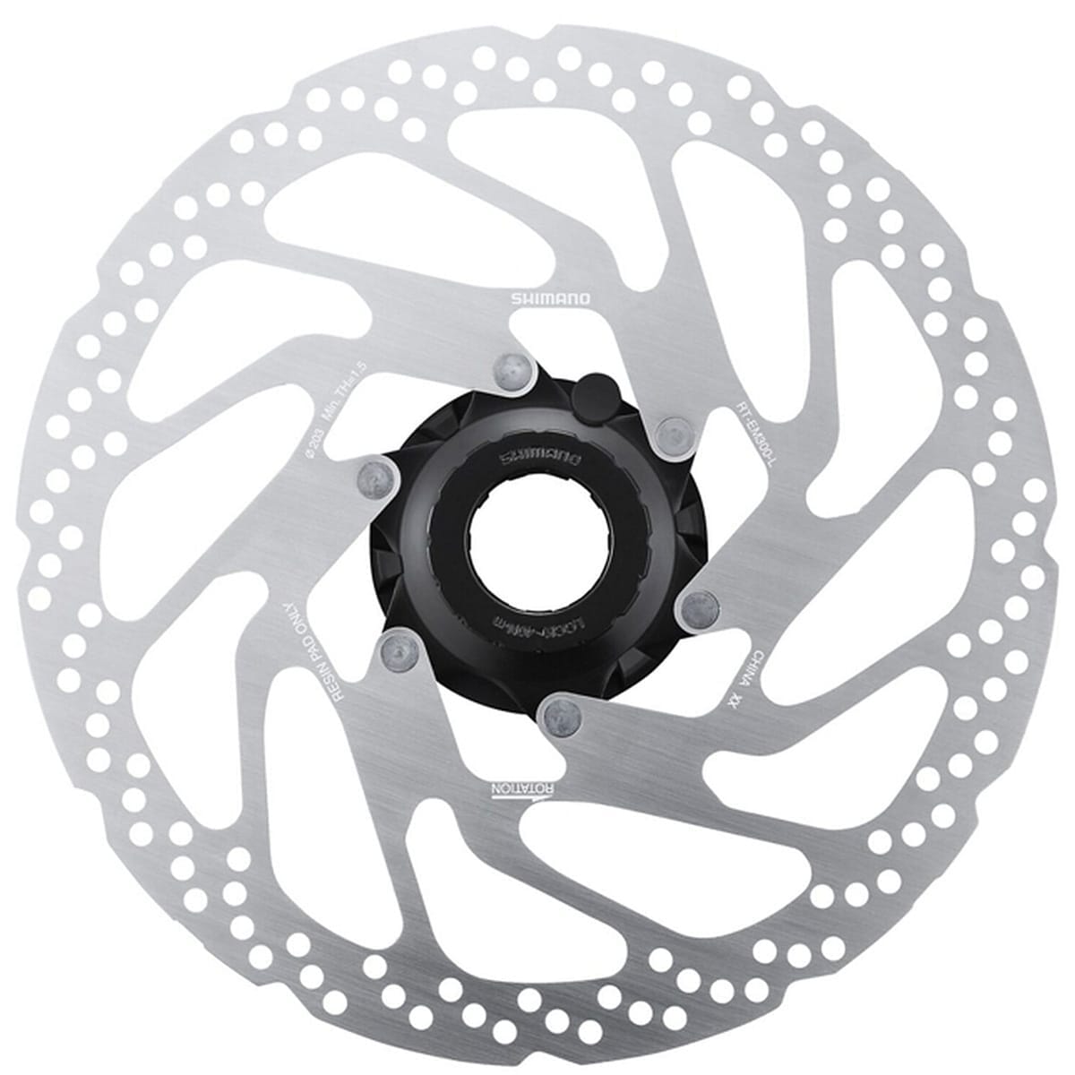 Disco SHIMANO RT-EM300 CENTER LOCK Íman E-bike
