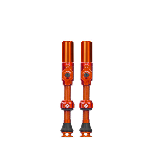 Válvulas sem câmara de ar MUC-OFF Big Bore Hybrid (Schrader) Grande Laranja