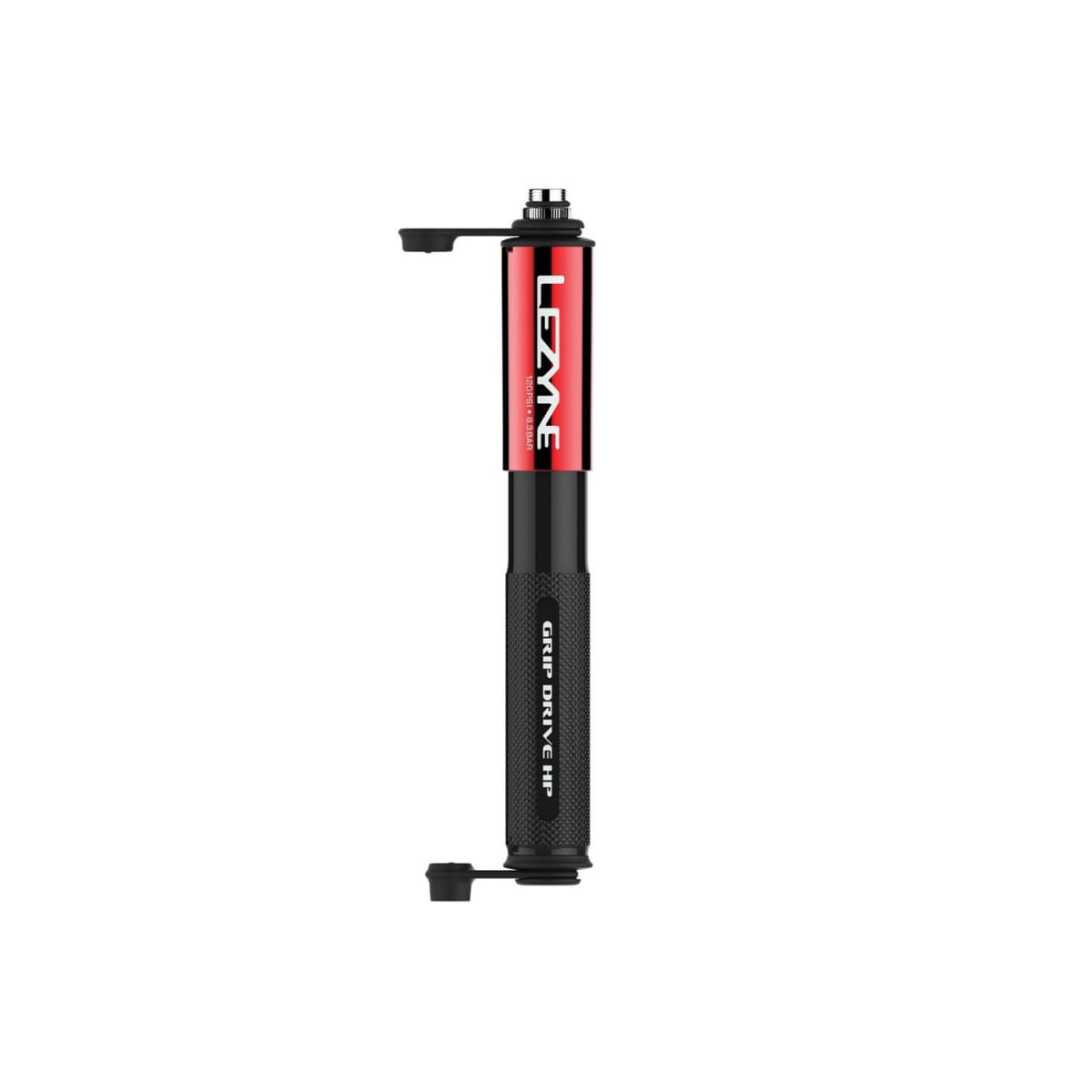 Bomba manual LEZYNE GRIP DRIVE HP MINI Vermelha