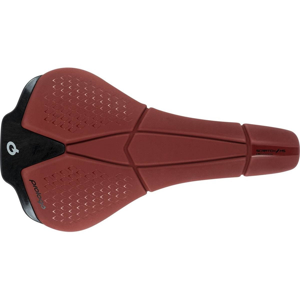 PROLOGO SCRATCH M5 Selim Tirox Rails 140mm Largura Vermelho