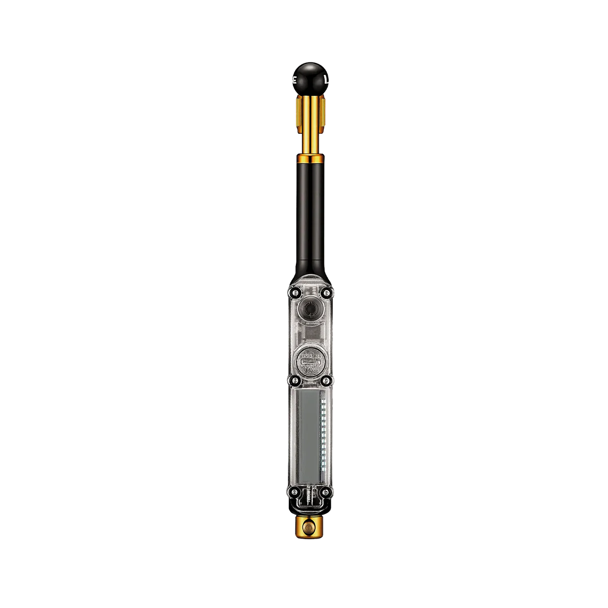 Bomba de suspensão de alta pressão LEZYNE DIGITAL SHOCK DRIVE Preto/dourado