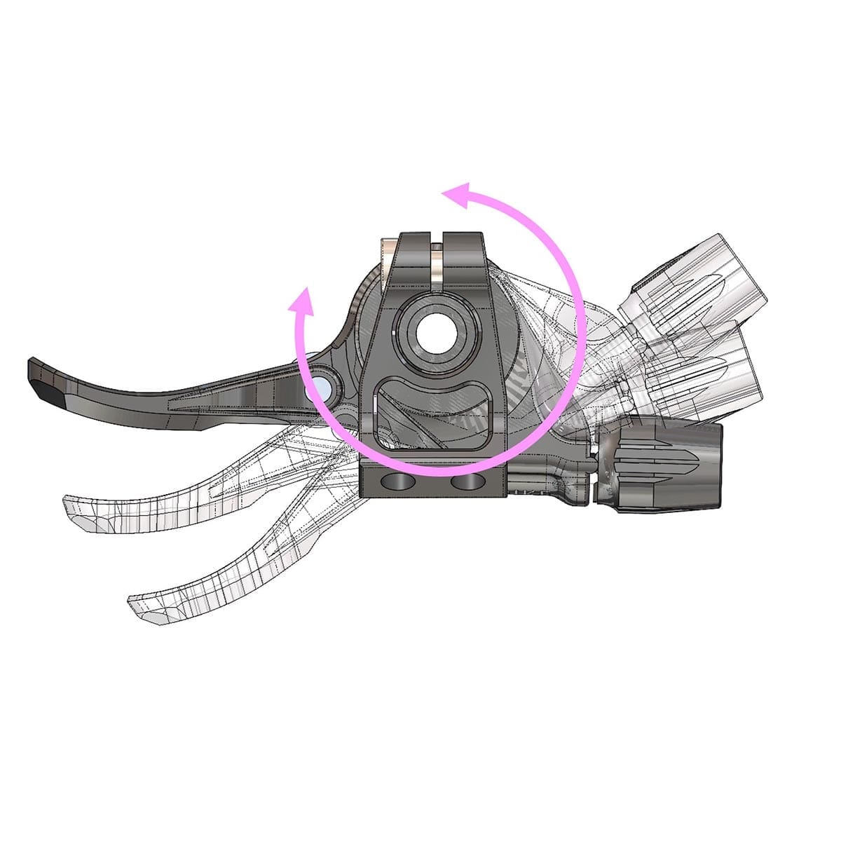 Espigão de selim curto sem colar #BY-TRGAS da BIKEYOKE TRIGGY ALPHA