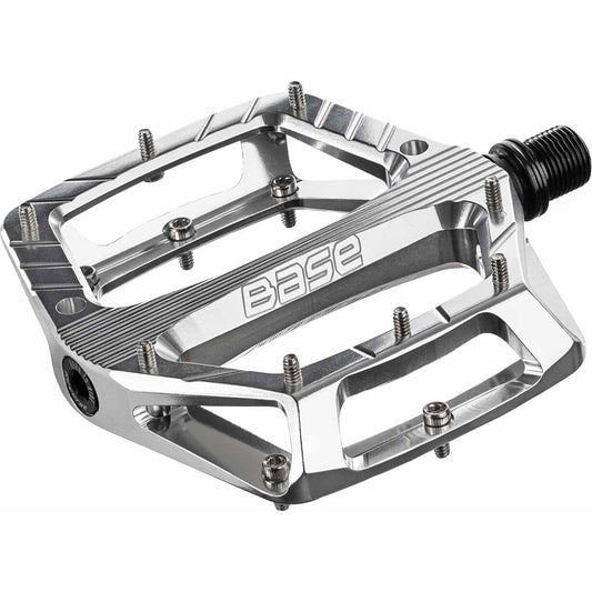 BASE REVERSA Pedais planos prateados