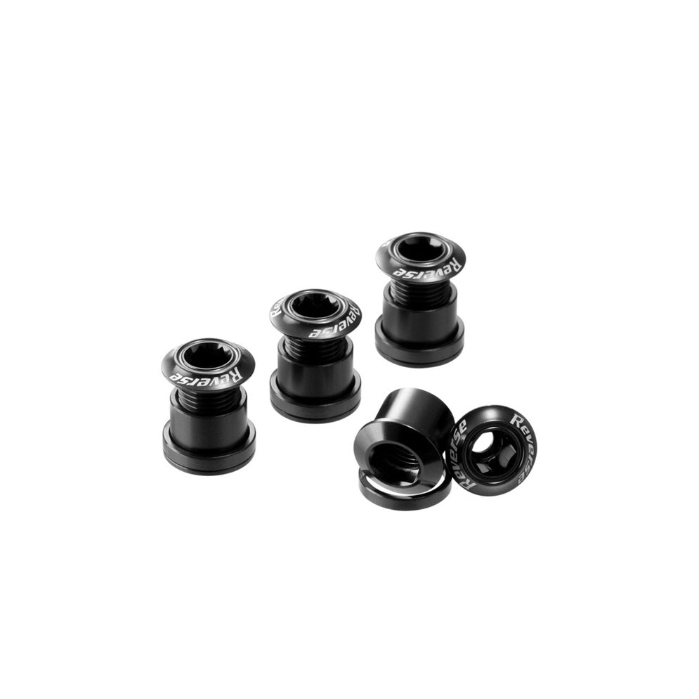 Conjunto de 4 parafusos para chaminés REVERSE COMPONENTS Preto