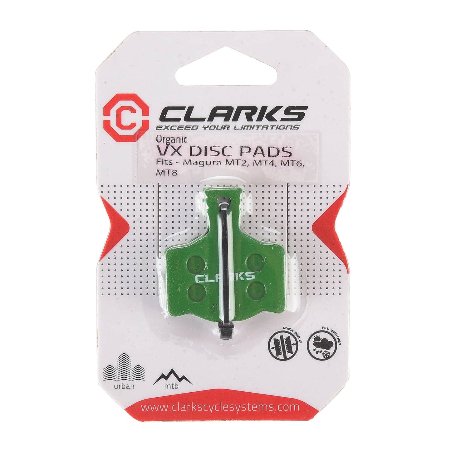 Plaquettes Organiques CLARKS Magura MT2 / MT4 / MT6 / MT8