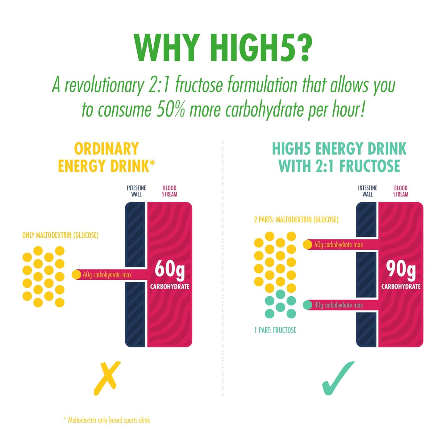 HIGH5 ENERGY DRINK (1kg) Limão
