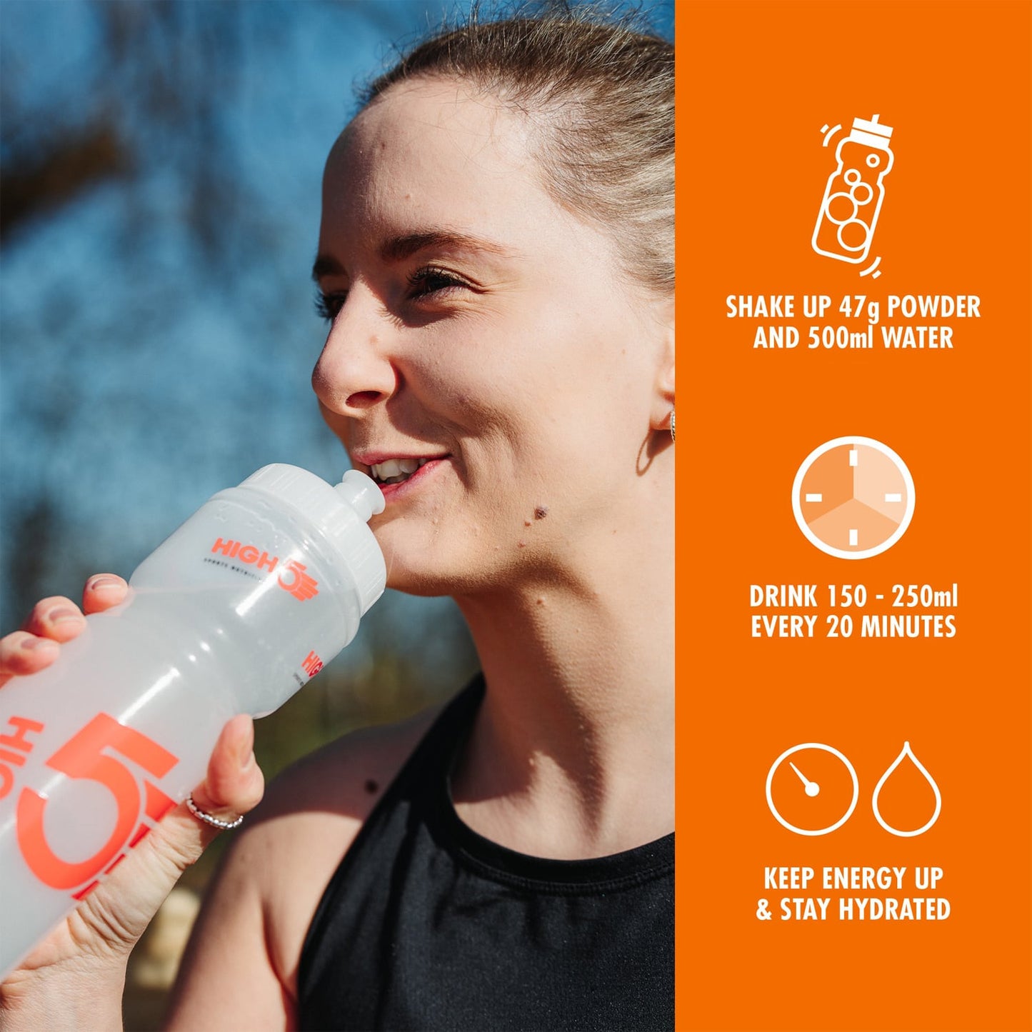 BEBIDA ENERGÉTICA HIGH5 (2,2 kg) Laranja
