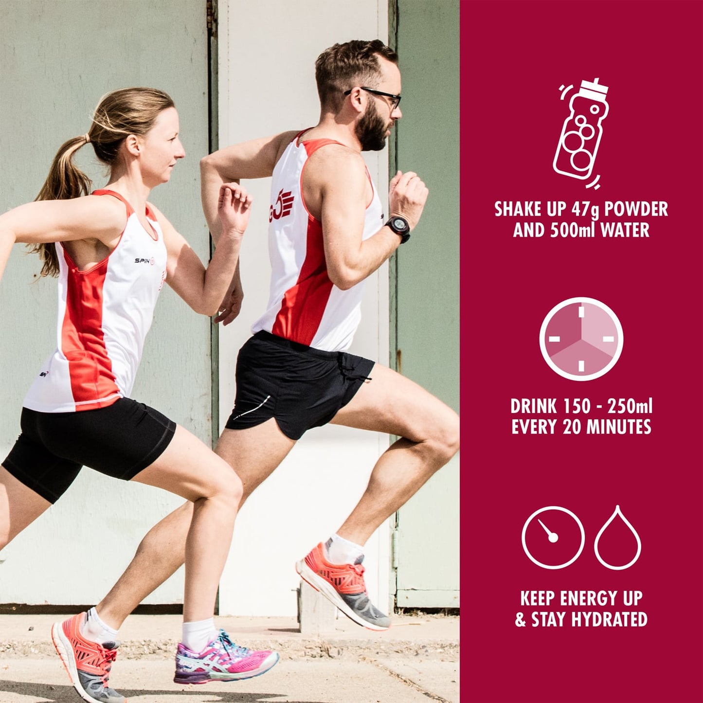 Bebida energética HIGH5 ENERGY DRINK PROTEIN (1.6kg) Frutos vermelhos