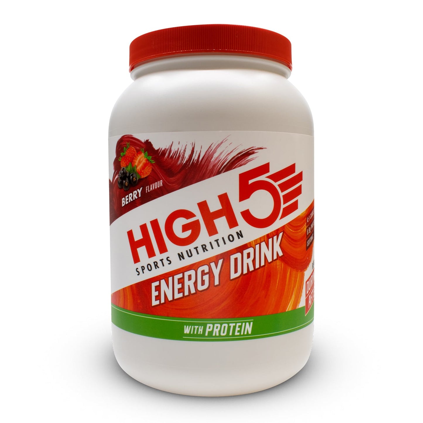 Bebida energética HIGH5 ENERGY DRINK PROTEIN (1.6kg) Frutos vermelhos