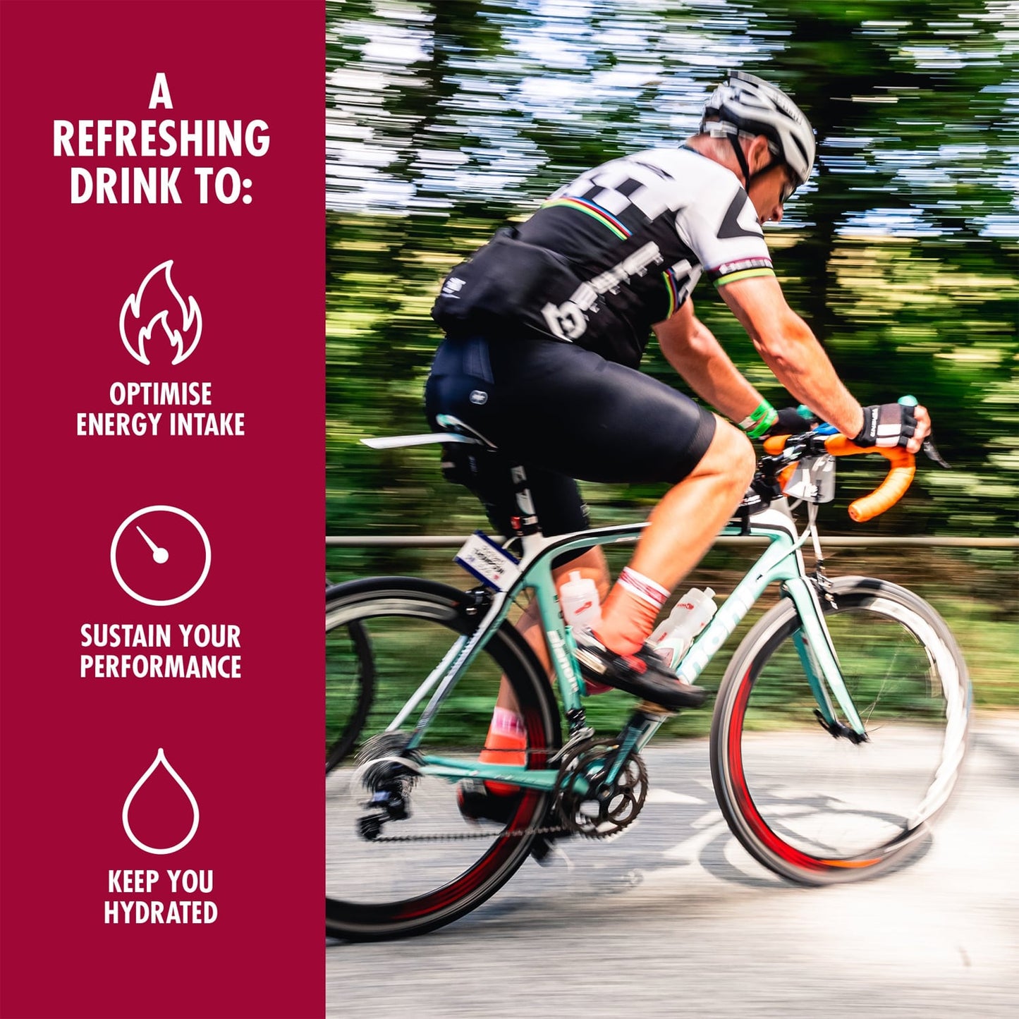 Bebida energética HIGH5 ENERGY DRINK (47g) Frutos vermelhos