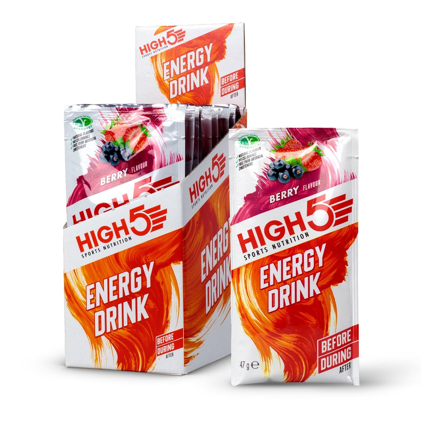 Bebida energética HIGH5 ENERGY DRINK (47g) Frutos vermelhos