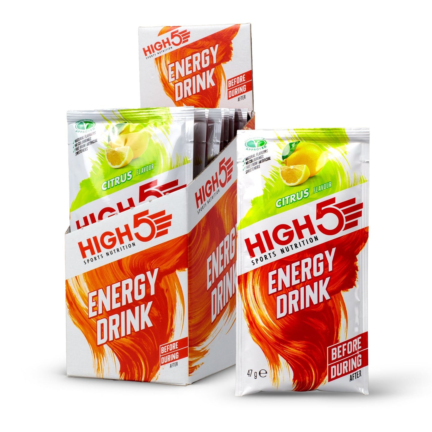 Bebida energética HIGH5 ENERGY DRINK CAFFEINE HIT (47g) Limão