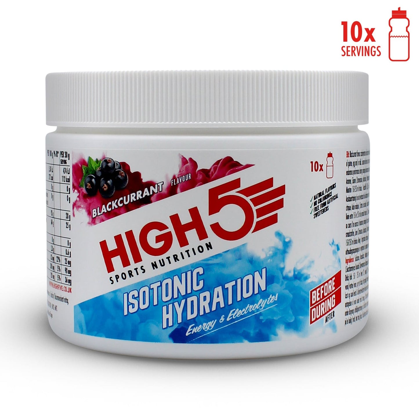 Bebida energética HIGH5 ISOTONIC (300g) Groselha preta