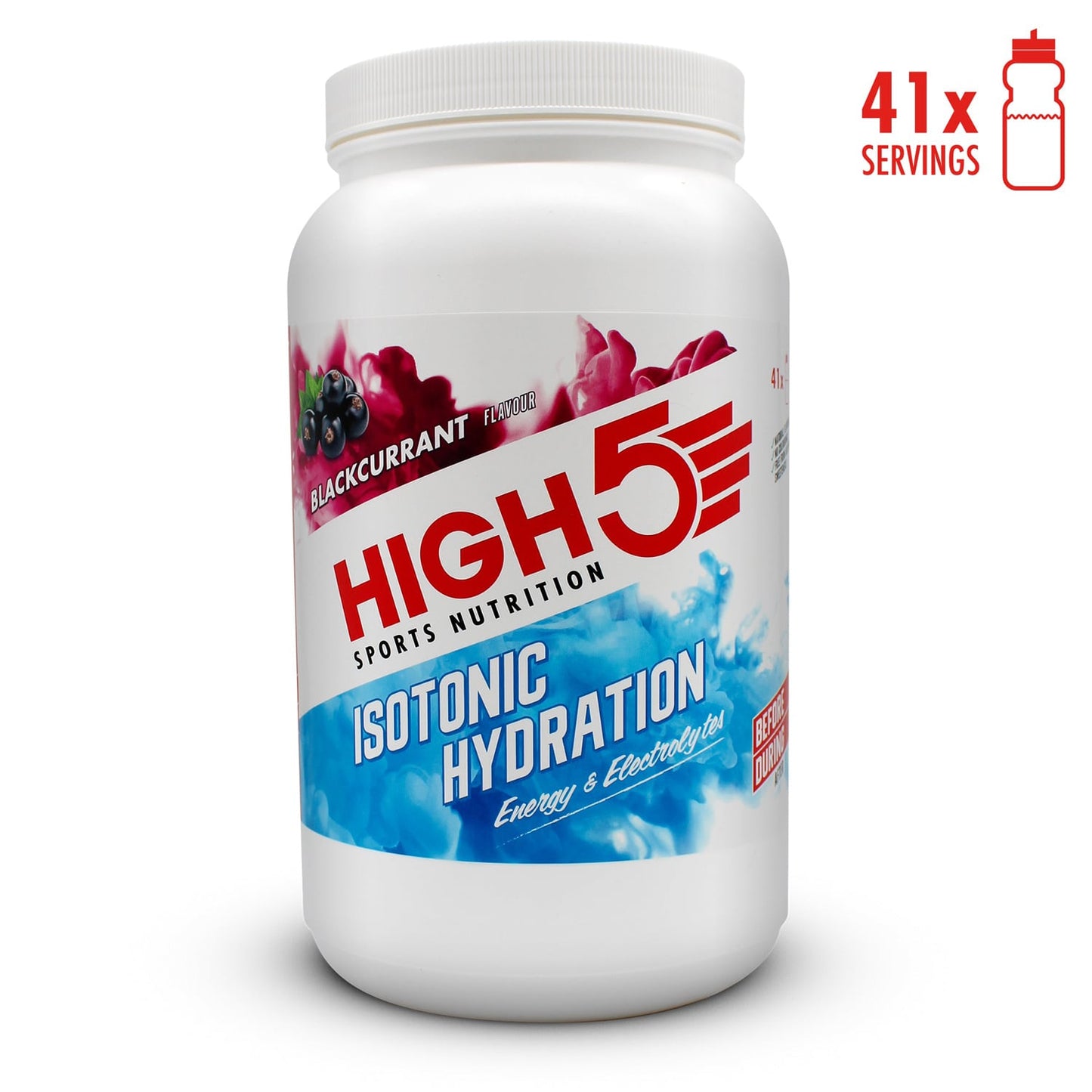 Bebida energética HIGH5 ISOTONIC (1,23 kg) Groselha preta