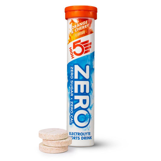 HIGH5 ZERO Comprimidos de hidratação electrolítica (x20) Laranja e Cereja