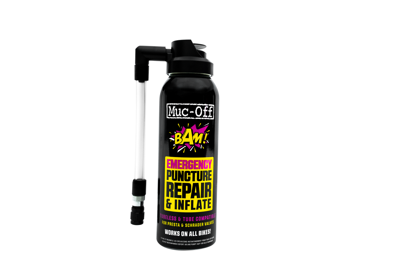 MUC-OFF B.A.M Spray Reparador de Furos (125 ml)