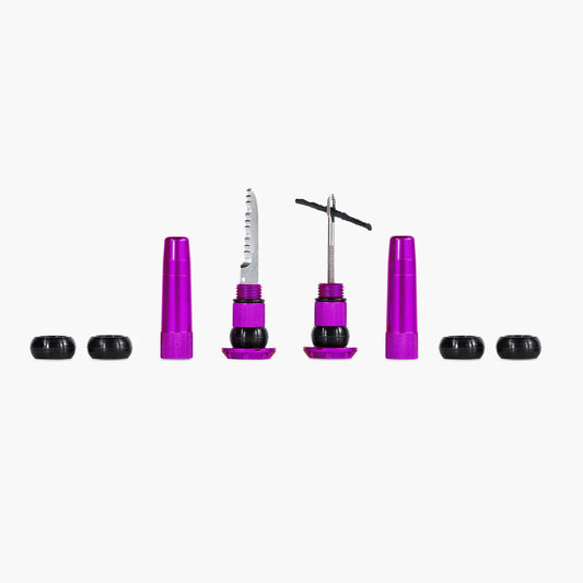 Kit de reparação Tubeless integrado MUC OFF Roxo