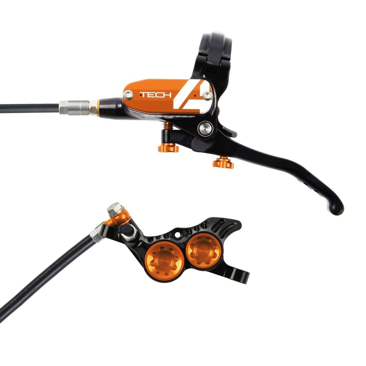 Par de travões HOPE TECH 4 V4 Orange
