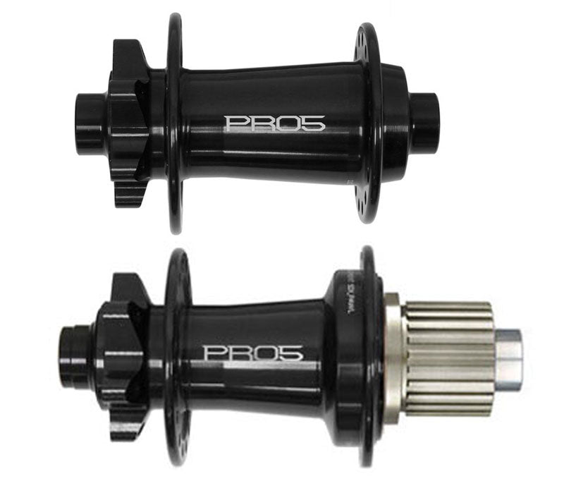 Par de Rodas HOPE FORTUS 26 W 26" PRO 5 15x100mm/12x135mm Preto