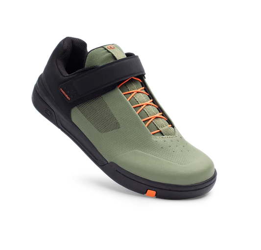 CRANKBROTHERS STAMP SPEEDLACE Sapatos MTB Verde/Laranja